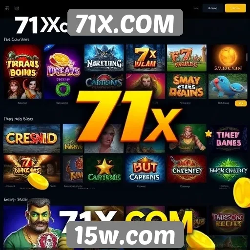 71X.COM oferece diversidade em jogos online